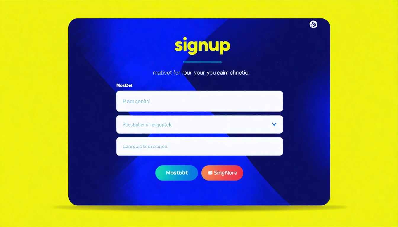 signup Mostbet